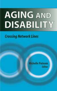Aging and Disability : Crossing Network Lines -- Hardback