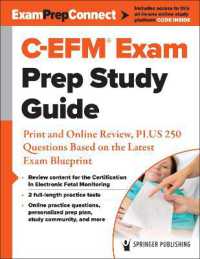 C-EFM® Exam Prep Study Guide : Print and Online Review, PLUS 250 Questions Based on the Latest Exam Blueprint