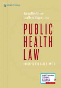 Public Health Law : Concepts and Case Studies