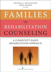 Families in Rehabilitation Counseling : A Community-Based Rehabilitation Approach