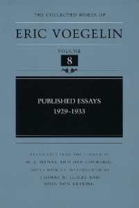 Published Essays, 1929-1933 (CW8) (Collected Works of Eric Voegelin)