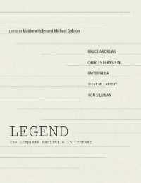 LEGEND : The Complete Facsimile in Context (Recencies Series: Research and Recovery in Twentieth-century American Poetics)
