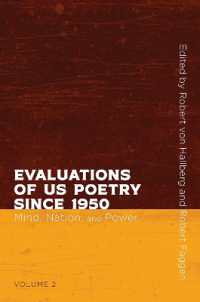Evaluations of US Poetry since 1950, Volume 2 : Mind, Nation, and Power (Recencies Series: Research and Recovery in Twentieth-century American Poetics)