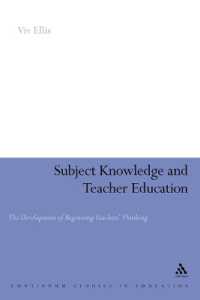 教科の知識と教師教育<br>Subject Knowledge and Teacher Education : The Development of Beginning Teachers' Thinking