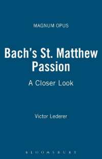 Bach's St. Matthew Passion : A Closer Look (Magnum Opus)