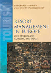 Resort Management in Europe : Case Studies and Learning Materials