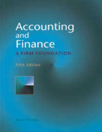 Accounting and Finance : A Firm Foundation （5TH）