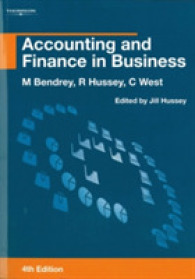 Accounting and Finance in Business （4TH）