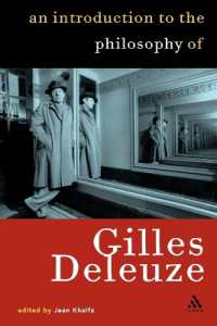 ドゥルーズ哲学入門<br>Introduction to the Philosophy of Gilles Deleuze