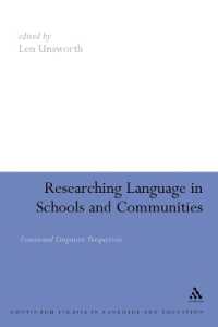 Researching Language in Schools and Communities : Functional Linguistic Perspectives
