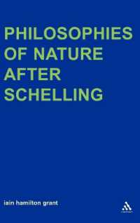 シェリング以後の自然哲学：人工的な大地について<br>Philosophies of Nature after Schelling (Transversals: New Directions in Philosophy)