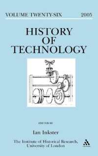 History of Technology Volume 26 (History of Technology)