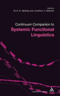 選択体系機能言語学必携<br>Bloomsbury Companion to Systemic Functional Linguistics