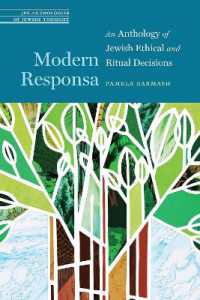 Modern Responsa : An Anthology of Jewish Ethical and Ritual Decisions (Jps Anthologies of Jewish Thought)