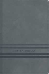 NBLA, Santa Biblia, Edición versificada, Tamaño bolsillo, Leathersoft, Gris, Palabras de Jesús en rojo, Comfort Print