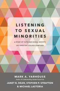 Listening to Sexual Minorities - a Study of Faith and Sexual Identity on Christian College Campuses