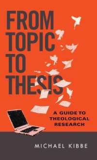 From Topic to Thesis - a Guide to Theological Research