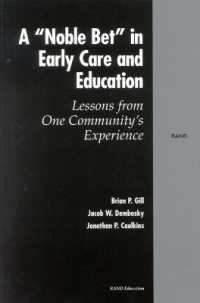 A Noble Bet in Early Care and Education : Lessons from One Community's Experience