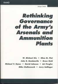 Rethinking Governance of the Army's Arsenals and Ammunition Plants