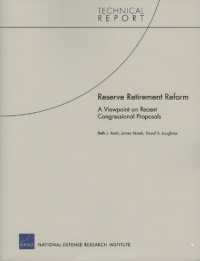 Reserve Retirement Reform : A Viewpoint on Recent Congressional Proposals