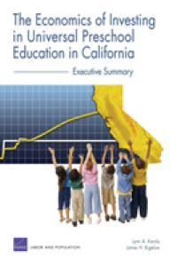 The Economics of Investing in Universal Preschool Education in California