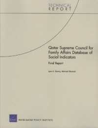 Qatar Supreme Council for Family Affairs : Database of Social Indicators : Final Report