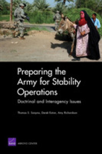 Preparing the Army for Stability Operations : Doctrinal and Interagency Issues