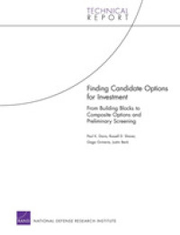 Finding Candidate Options for Investment : From Building Blocks to Composite Options and Preliminary Screening