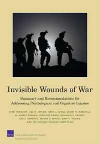 Invisible Wounds of War : Summary and Recommendations for Addressing Psychological and Cognitive Injuries