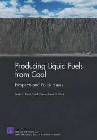 Producing Liquid Fuels from Coal : Prospects and Policy Issues
