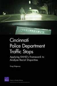 Cincinnati Police Department Traffic Stops : Applying RAND's Framework to Analyze Racial Disparities