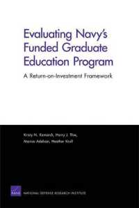 Evaluating Navy's Funded Graduate Education Program : A Return-on-Investment Framework