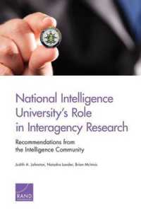 National Intelligence University's Role in Interagency Research : Recommendations from the Intelligence Community