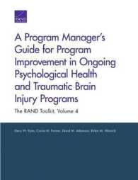 A Program Manager's Guide for Program Improvement in Ongoing Psychological Health and Traumatic Brain Injury Programs : The Rand Toolkit