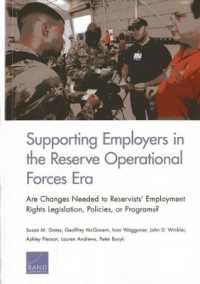 Supporting Employers in the Reserve Operational Forces Era : Are Changes Needed to Reservists' Employment Rights Legislation, Policies, or Programs?