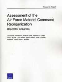 Assessment of the Air Force Material Command Reorganization : Report for Congress