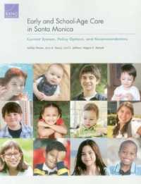 Early and School-Age Care in Santa Monica : Current System, Policy Options, and Recommendations
