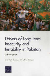 Drivers of Long-Term Insecurity and Instability in Pakistan : Urbanization
