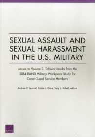 Sexual Assault and Sexual Harassment in the U.S. Military : Annex to Volume 3. Tabular Results from the 2014 Rand Military Workplace Study for Coast Guard Service Members