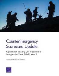 Counterinsurgency Scorecard Update : Afghanistan in Early 2015 Relative to Insurgencies since World War II