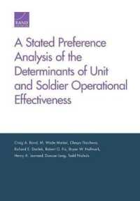 A Stated Preference Analysis of the Determinants of Unit and Soldier Operational Effectiveness