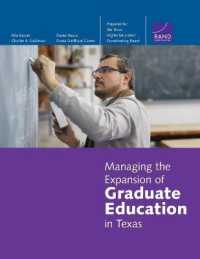 Managing the Expansion of Graduate Education in Texas