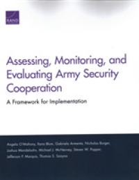 Assessing, Monitoring, and Evaluating Army Security Cooperation : A Framework for Implementation
