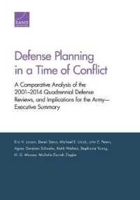 Defense Planning in a Time of Conflict : A Comparative Analysis of the 2001-2014 Quadrennial Defense Reviews, and Implications for the Army-Executive Summary