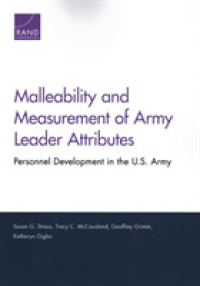 Malleability and Measurement of Army Leader Attributes : Personnel Development in the U.S. Army