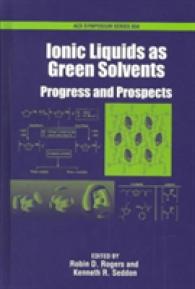 Ionic Liquids as Green Solvents : Progress and Prospects (Acs Symposium Series)