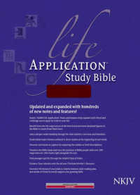 Life Application Study Bible : New King James Version, Burgundy Bonded Leather （Indexed）