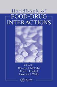 食品および薬品の相互反応による副作用便覧<br>Handbook of Food-Drug Interactions (Nutrition Assessment)