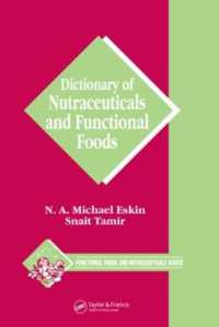 栄養補助食品・機能性食品事典<br>Dictionary of Nutraceuticals and Functional Foods