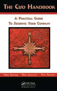 CISO(最高情報セキュリティ責任者）ハンドブック<br>The CISO Handbook : A Practical Guide to Securing Your Company
